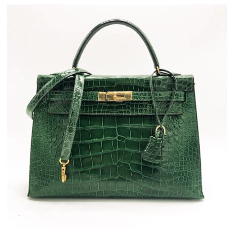 hermes kelly leather handbags|Hermes kelly bag crocodile.